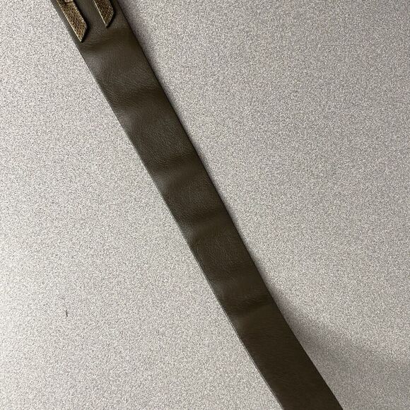Roberto Mantellassi Leather Belt Womens M Brown Hammered Metal Silver Handmade main image 7